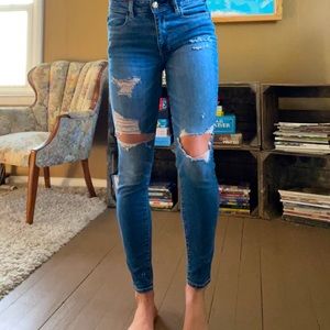 American Eagle Stretch High Rise Jeggings 6